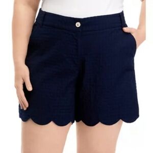 Crown & Ivy Navy Blue Shelby Shorts Size 16